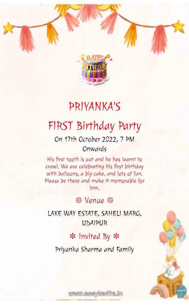 Create Custom Birthday Invitations with Photo - InvitePro