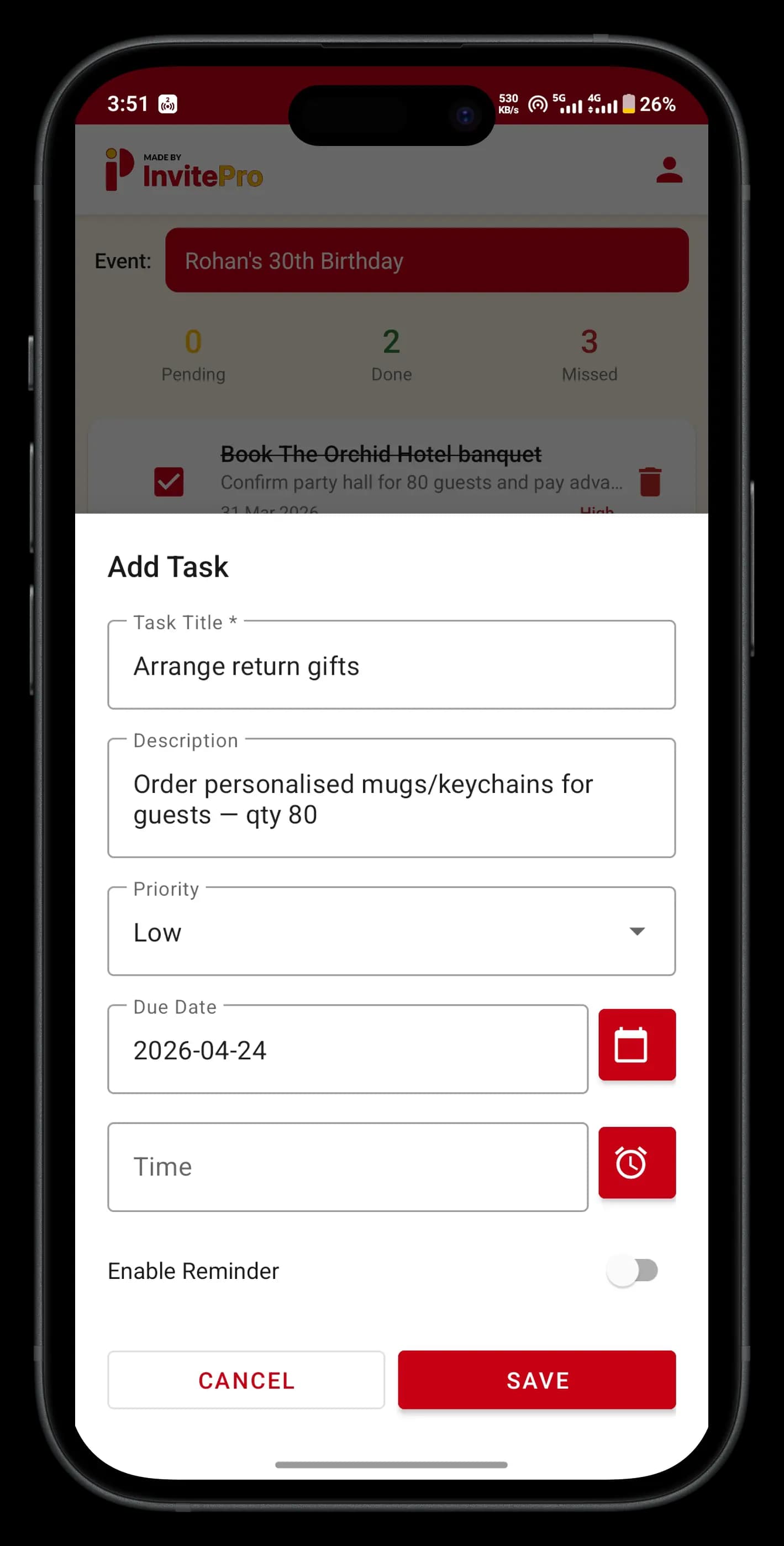 Add Task