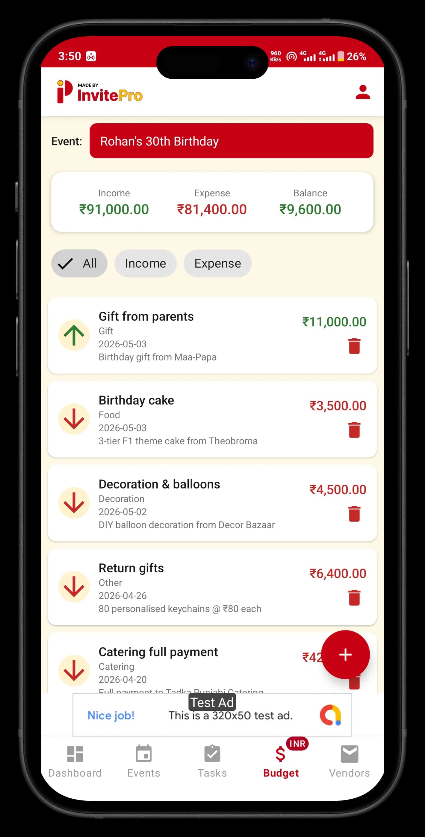 Budget Tracker