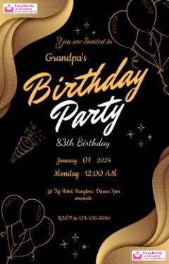 Design Custom Birthday Invitations with Photos - Invitation Card Template