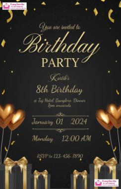 Create Unique Birthday Invitation Cards - Invitation Card Template