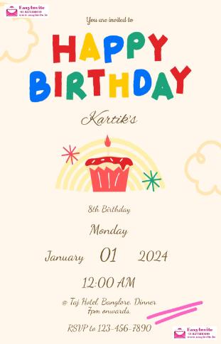 Create Custom Birthday Invitations with Ease - Invitation Card Template
