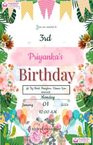 Design Unique Birthday Invitation Cards - Invitation Card Template