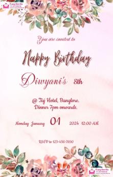 Make Personalized Birthday Invitation Cards Online - Invitation Card Template
