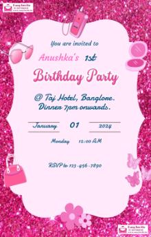 Custom Birthday Invitation Designs Online - english birthday invitation card template