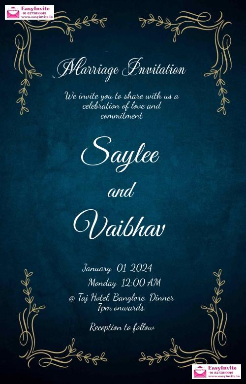 Your Destination for Custom Wedding Invitations - english wedding invitation card template