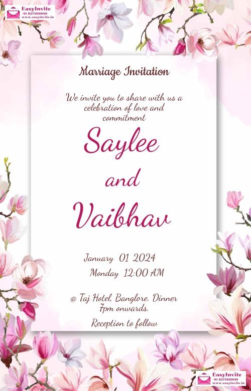 Where Creativity Meets Wedding Invitations - english wedding invitation card template